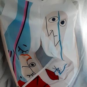 Picasso Print Kind. ORIGINAL Pant.  no Brand Size S. measures in Pics